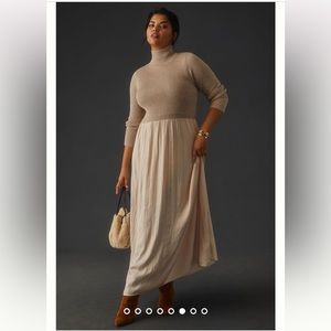 NWT Anthropologie The Thea Twofer Sweater Dress